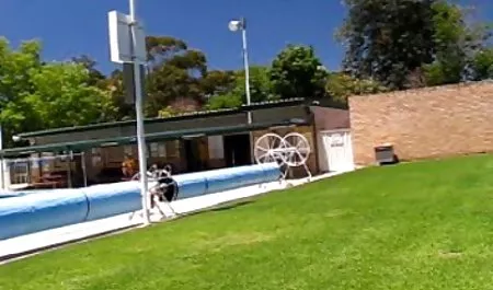 Relajarse en el jardín. videos veteranas